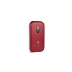 DORO 6040 Red - User-Friendly Mobile Phone with Big Buttons & Easy Navigation - Perfect for Seniors!